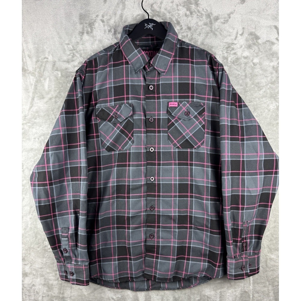 Dixxon Flannel Company Limited Edition Snap-On Button Down Shirt Mens XL Utility
